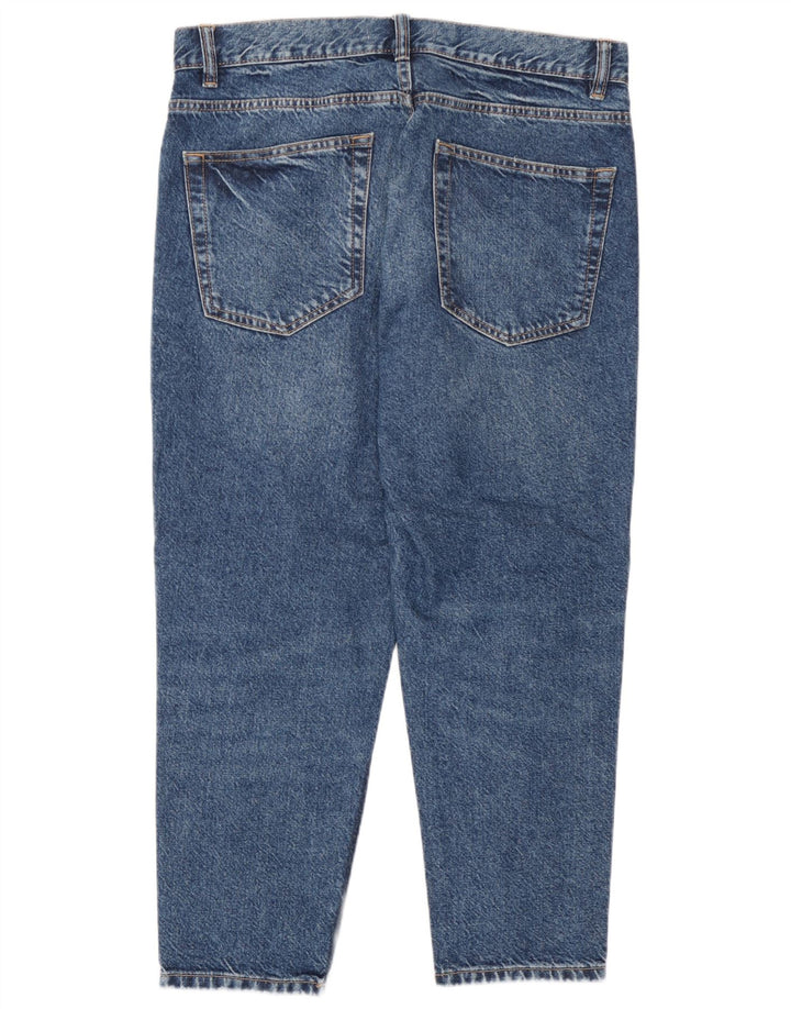 Kurze Jeans für Herren von Zara, EU 46, XL, W36, L25, Blau