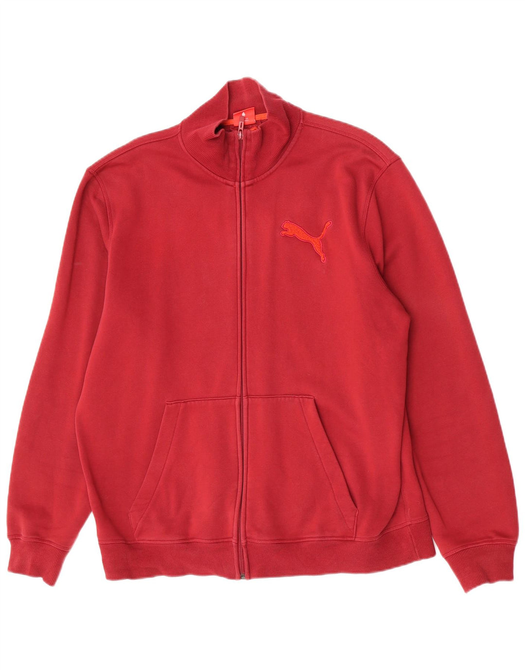 Puma Herren Trainingsanzug Top Jacke XL Burgund Baumwolle
