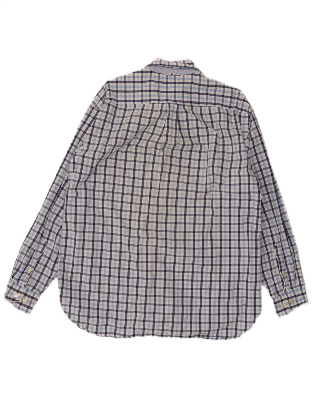 Tommy Hilfiger Herren-Hemd mit normaler Passform, großes blaues Gingham-Muster