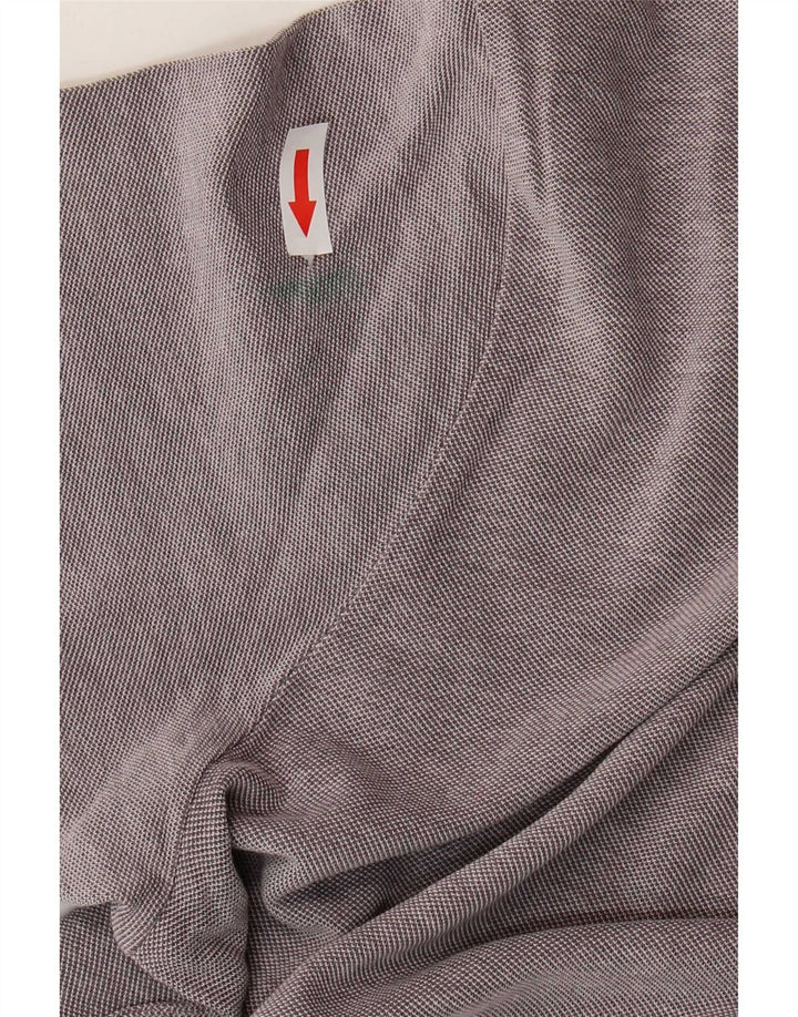 Wrangler Herren-Poloshirt aus mittelgrauer Baumwolle