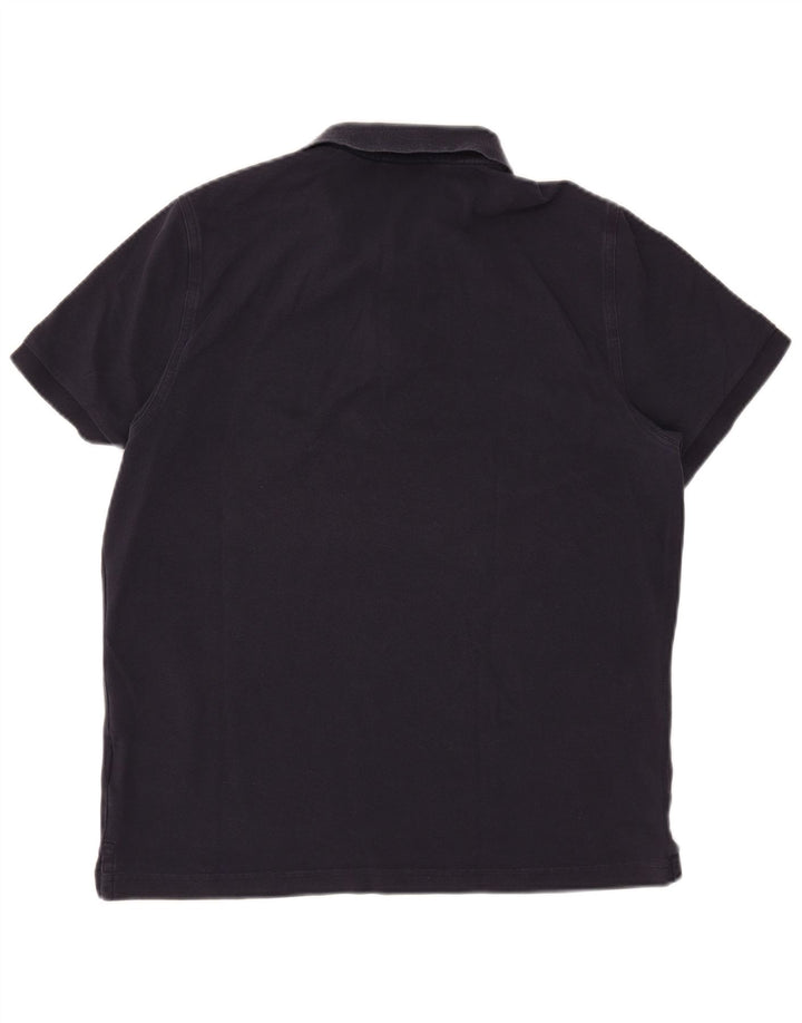Gant Herren-Poloshirt mit normaler Passform, groß, marineblau, Baumwolle