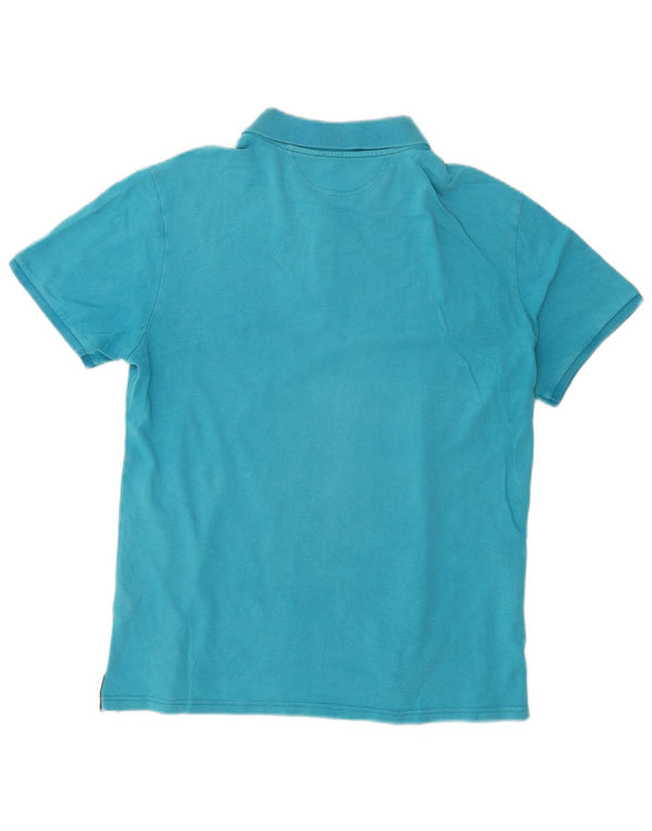 Champion Herren-Poloshirt „Easy Fit“, groß, aus blauer Baumwolle
