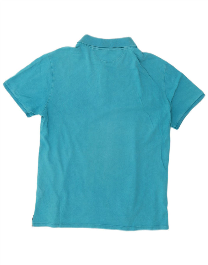 Champion Herren-Poloshirt „Easy Fit“, groß, aus blauer Baumwolle