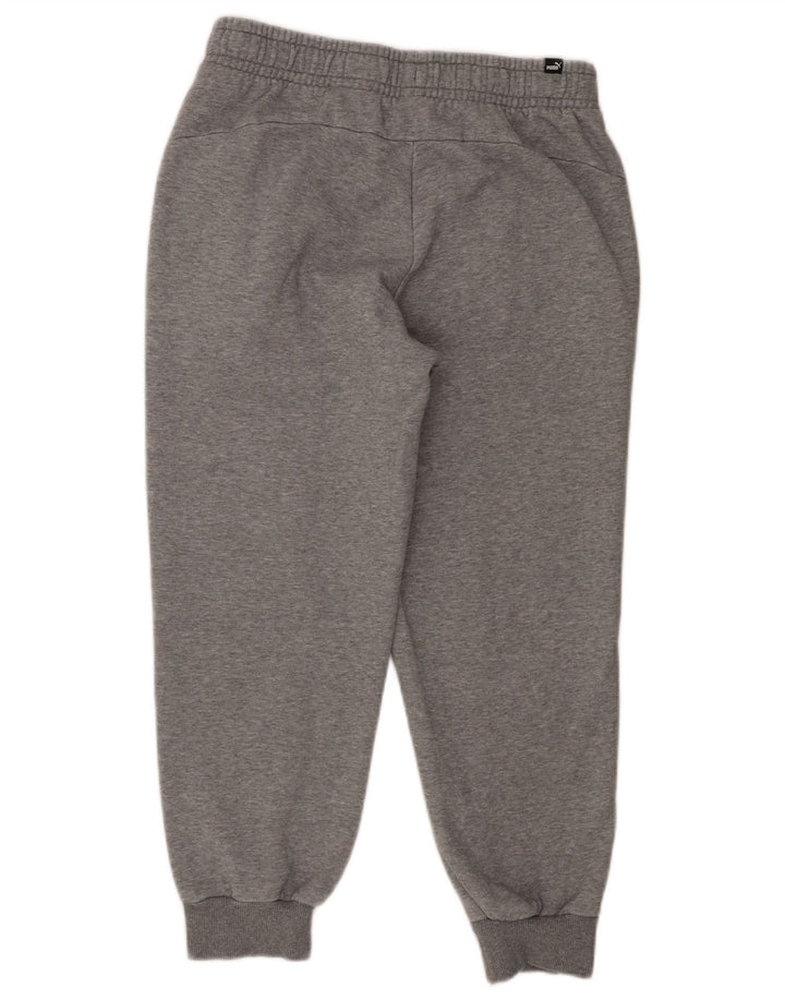 Puma Herren-Trainingshose, Jogginghose, mittelgrau gefleckte Baumwolle
