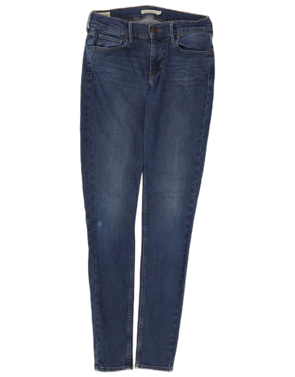 LEVI'S Damen 710 Super Skinny Jeans W30 L31 Blaue Baumwolle