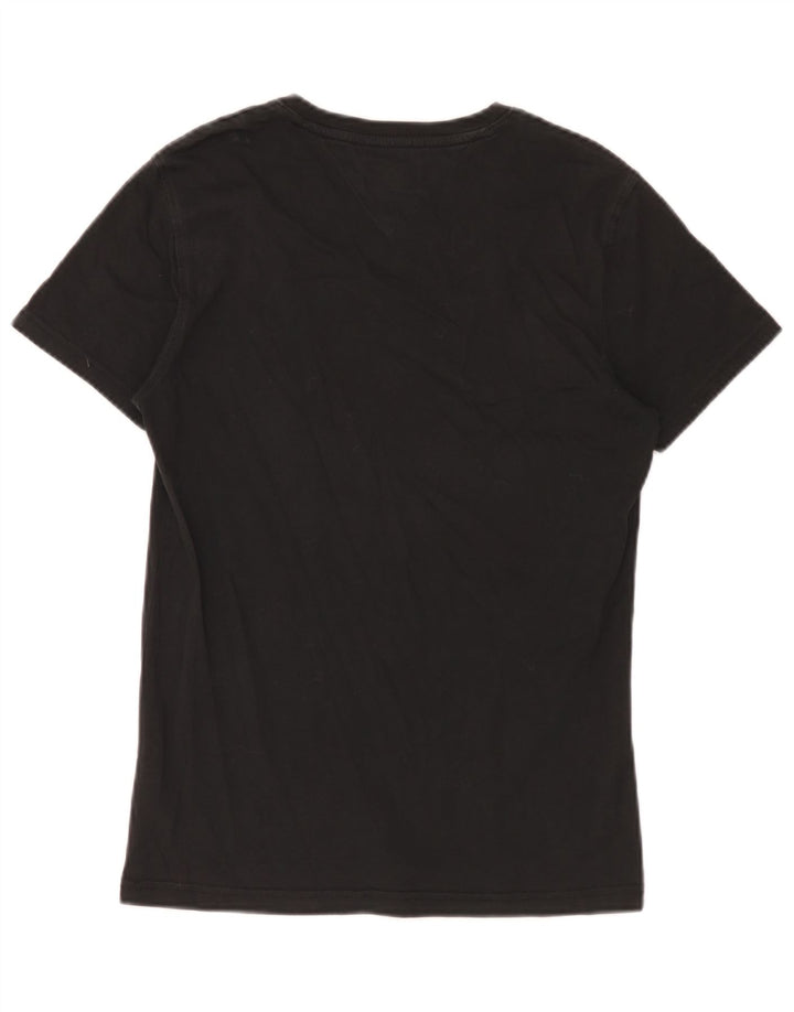 Tommy Hilfiger Herren T-Shirt Top Small Schwarz Baumwolle