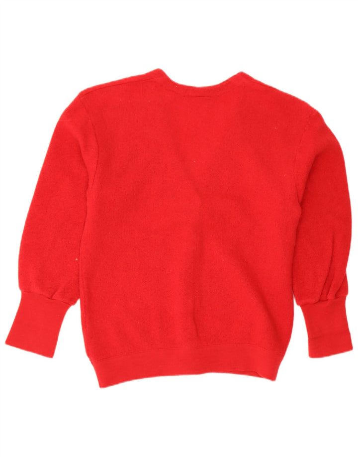 Lacoste Damen Strickjacke Pullover Größe 46 XL Rote Wolle