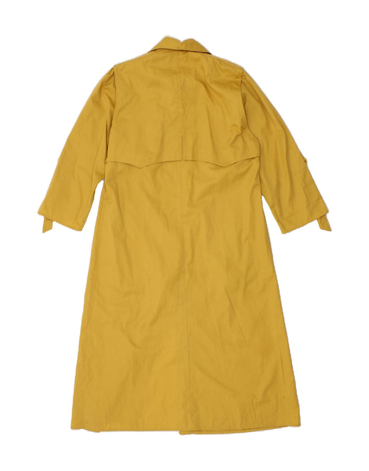 JOBIS Womens Trench Coat IT 40 Small Yellow Vintage Jobis and Second-Hand Jobis from Messina Hembry 