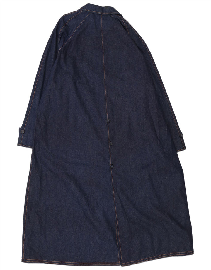 VINTAGE Herren Übergroßer Jeansmantel UK 18 XL Marineblau