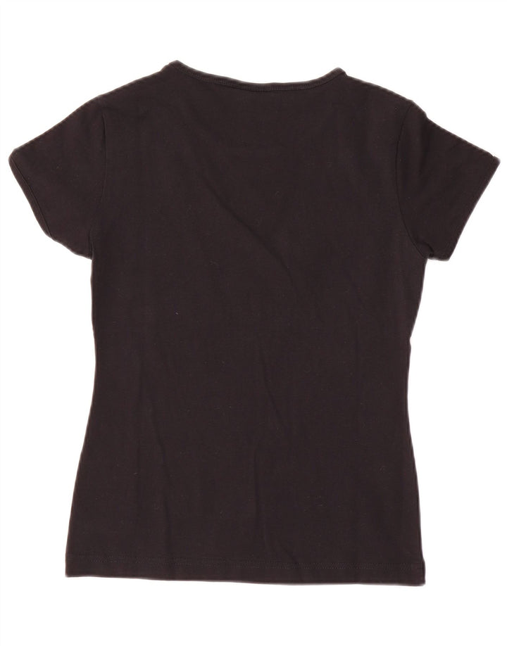 Asics Damen T-Shirt Top UK 8 Small Schwarz