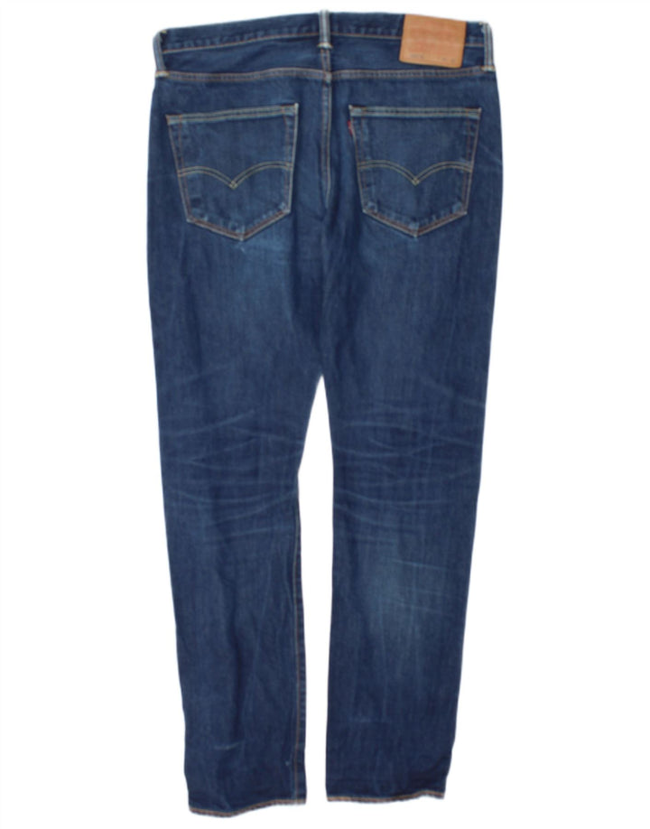 Levi's Herren 501 Straight Jeans W34 L32 Blaue Baumwolle