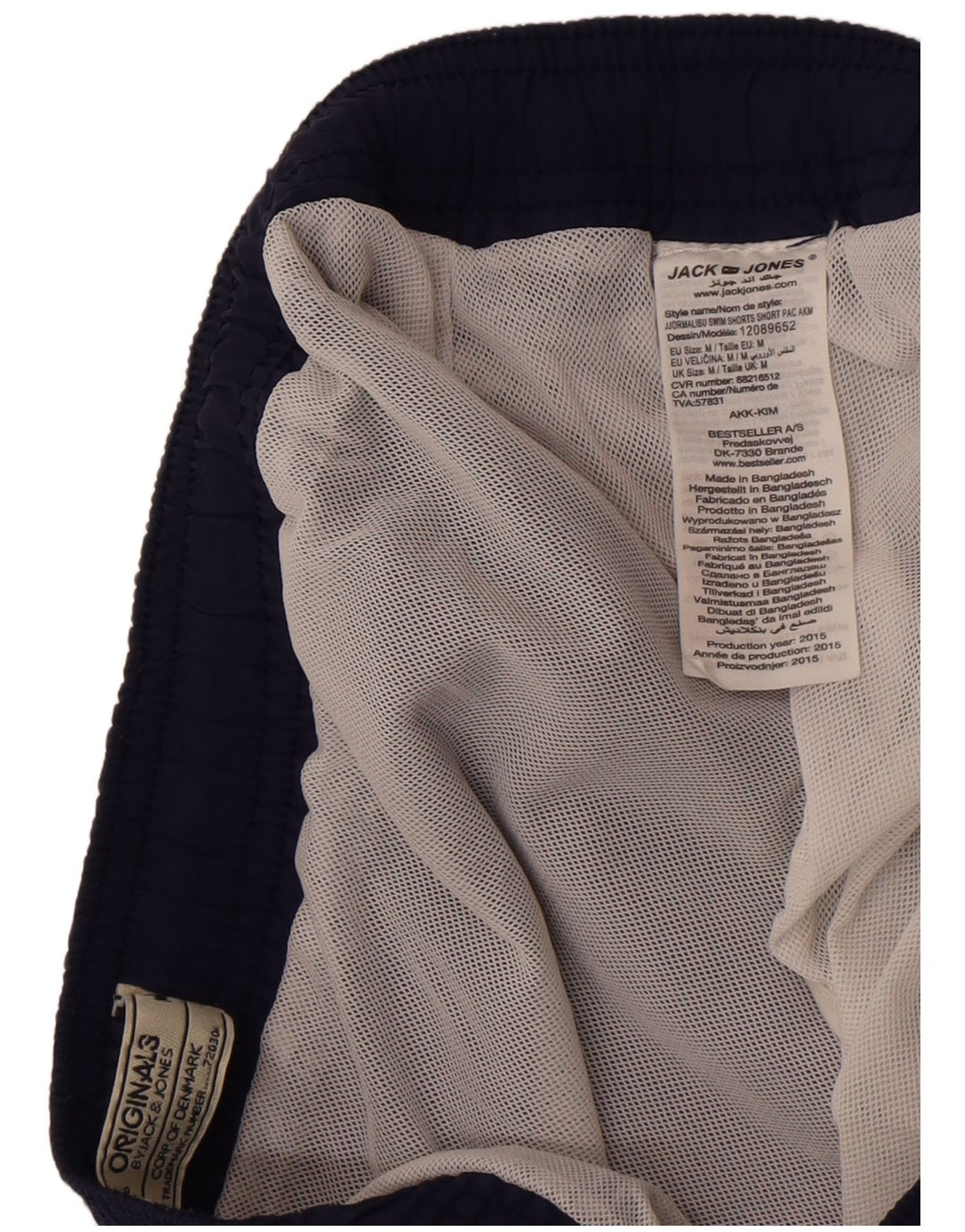 Jack & Jones Herren Badeshorts Medium Marineblau Nylon