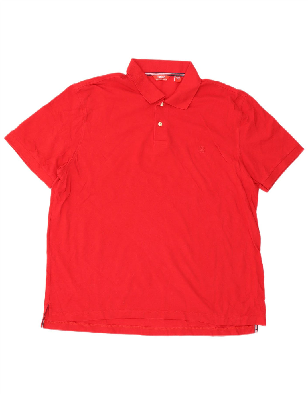 IZOD Herren Poloshirt 2XL Rote Baumwolle