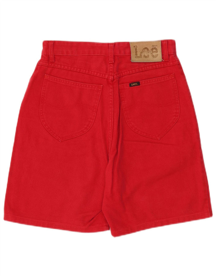 LEE Herren Carmel Denim Shorts W30 Mittelrote Baumwolle
