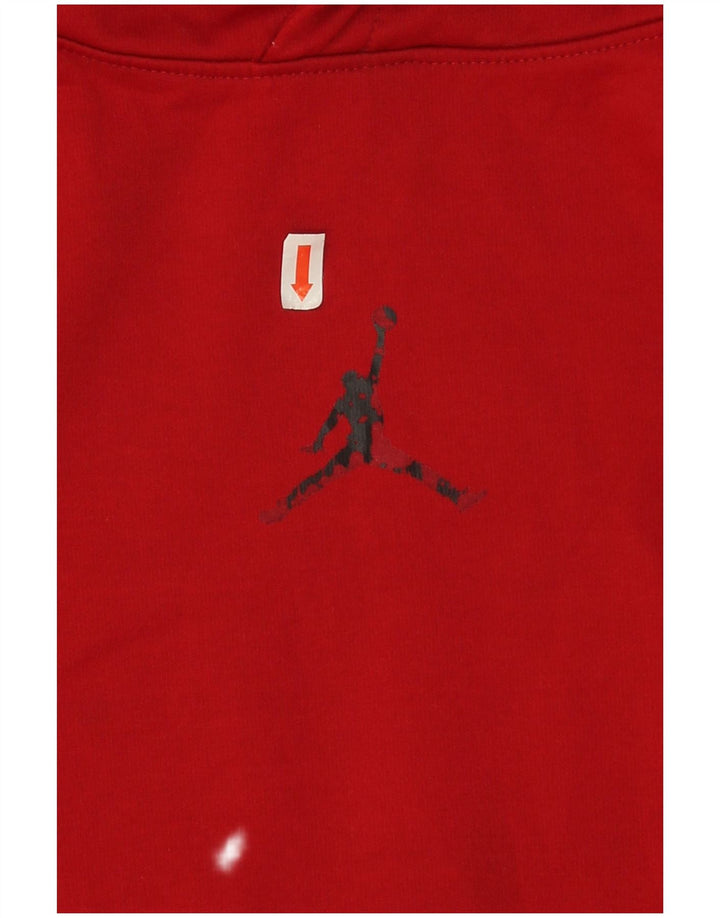 Jordan Kapuzenpullover für Jungen, 12–13 Jahre, groß, rotes Polyester