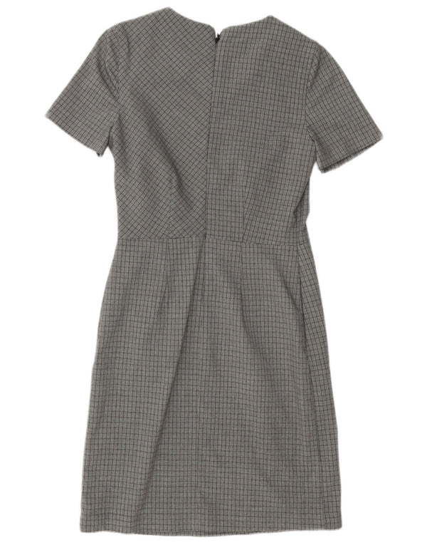 Next Damen Etuikleid UK 6 XS Grauer Hahnentritt