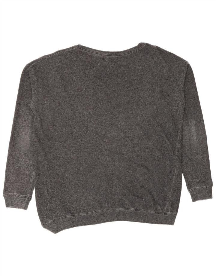 Zara Damen Trafaluc Sweatshirt Pullover UK 14 Mittelgrau