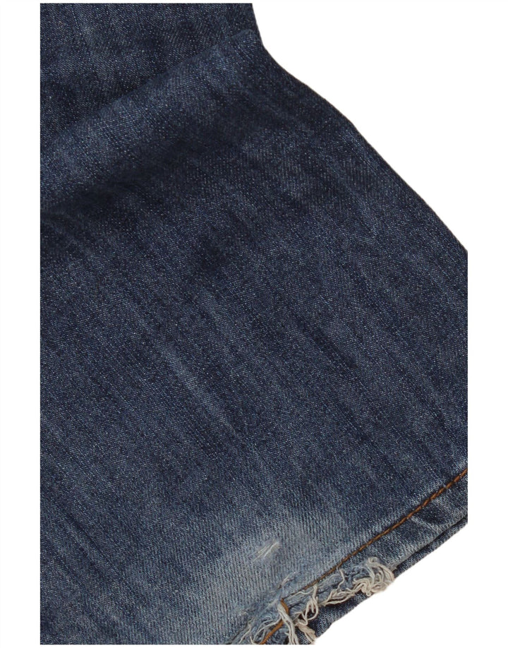 Fcuk Herren Regular Fit Straight Jeans W36 L34 Blau
