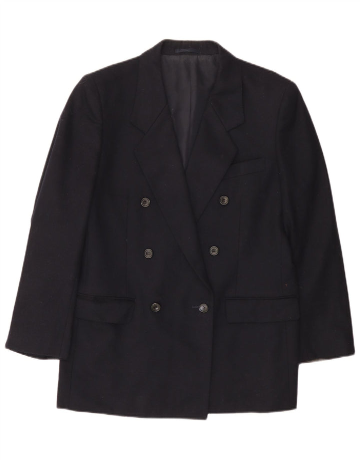 Aquascutum Herren-Zweireiher-Blazerjacke, Größe S, Marineblau, Größe 36