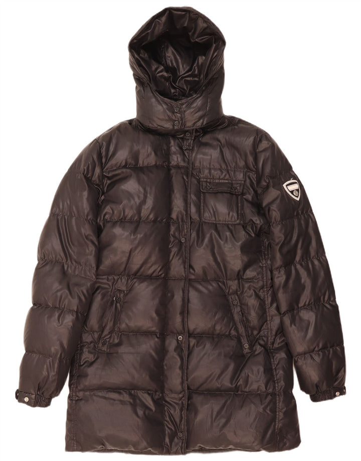 Champion Damen-Kapuzenmantel, gepolstert, UK 18, XL, Schwarz, Polyester