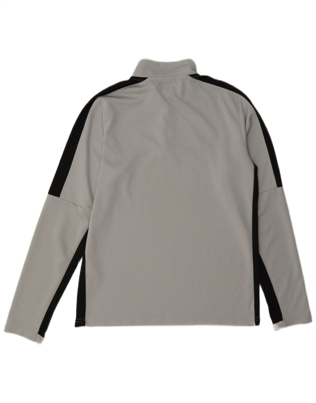 Nike Herren Dri Fit Pullover-Trainingsanzug mit Reißverschluss, Größe S, Grau, Farbblock