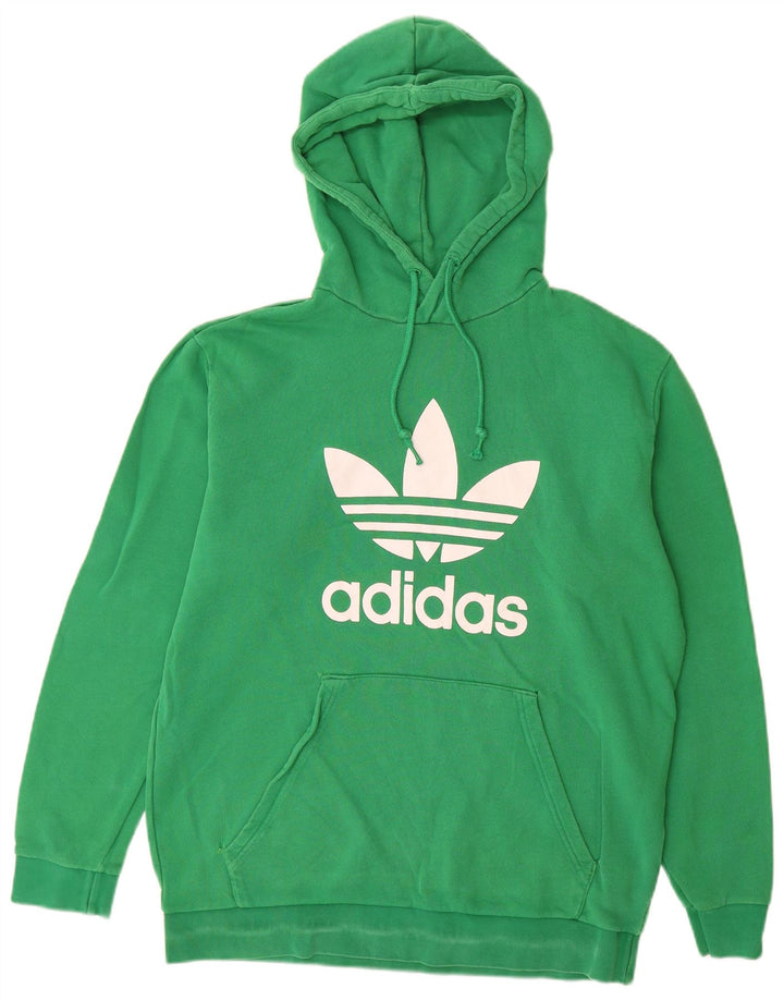 ADIDAS Herren Graphic Hoodie Pullover Große grüne Baumwolle