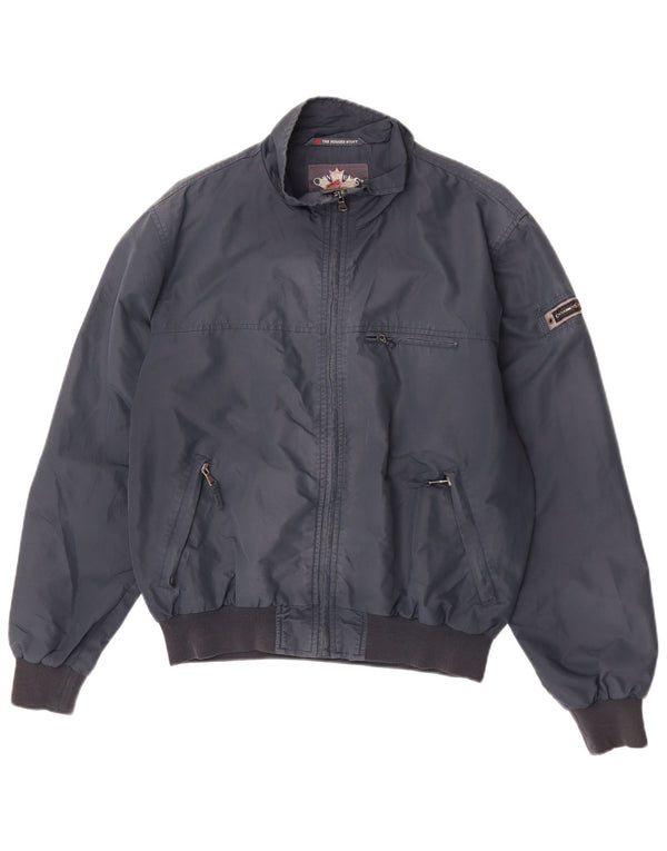 Canadiens Herren Bomberjacke UK 40 Large Marineblau