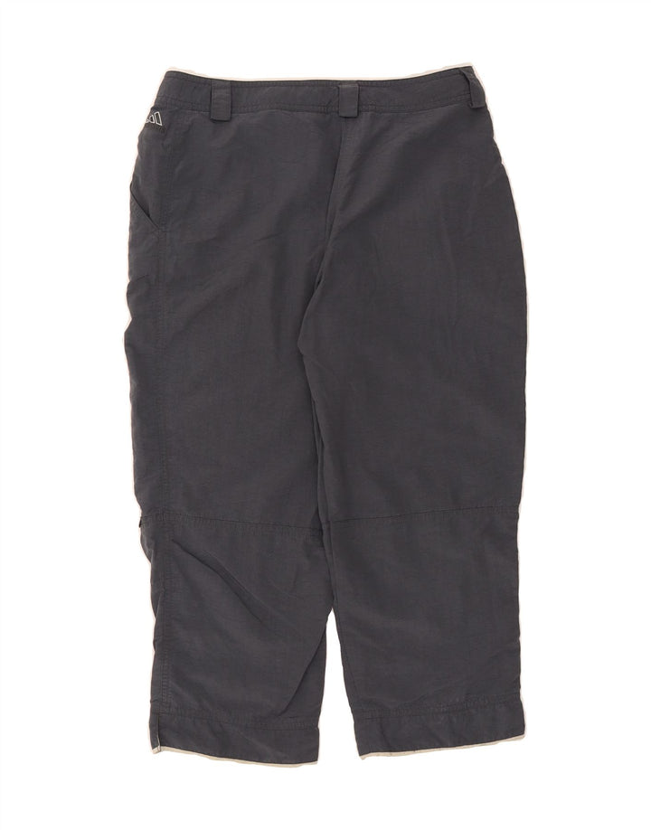 ADIDAS Womens Straight Capri Trousers UK 12 Medium W30 L22  Grey Polyamide Vintage Adidas and Second-Hand Adidas from Messina Hembry 
