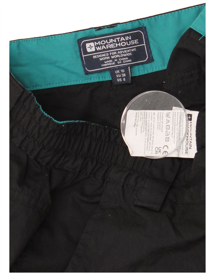 Mountain Warehouse Damen-Windbreaker-Hose, UK 10, Größe S, W30, L30, Schwarz