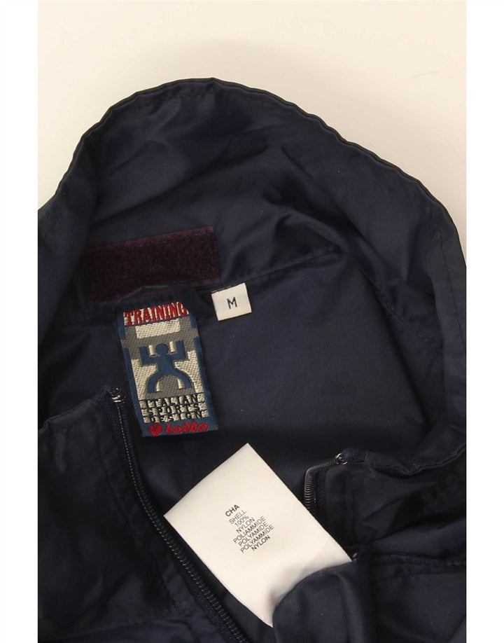 Lotto Herren-Regenjacke UK 38 Medium Navy Blue Colourblock Nylon