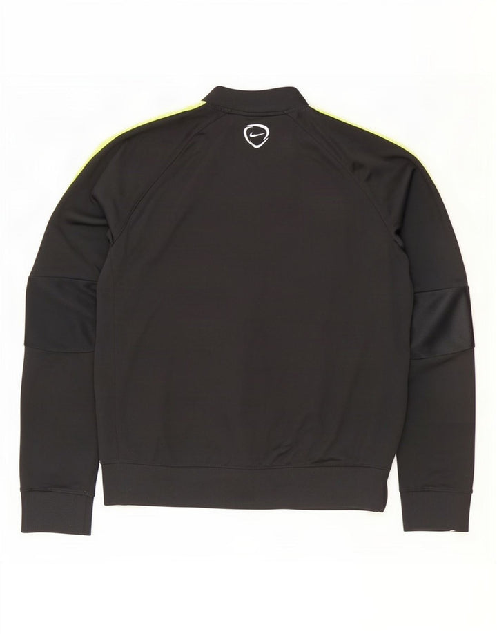 Nike Herren Dri Fit Trainingsanzug Top Jacke XL Schwarz Colourblock Polyester