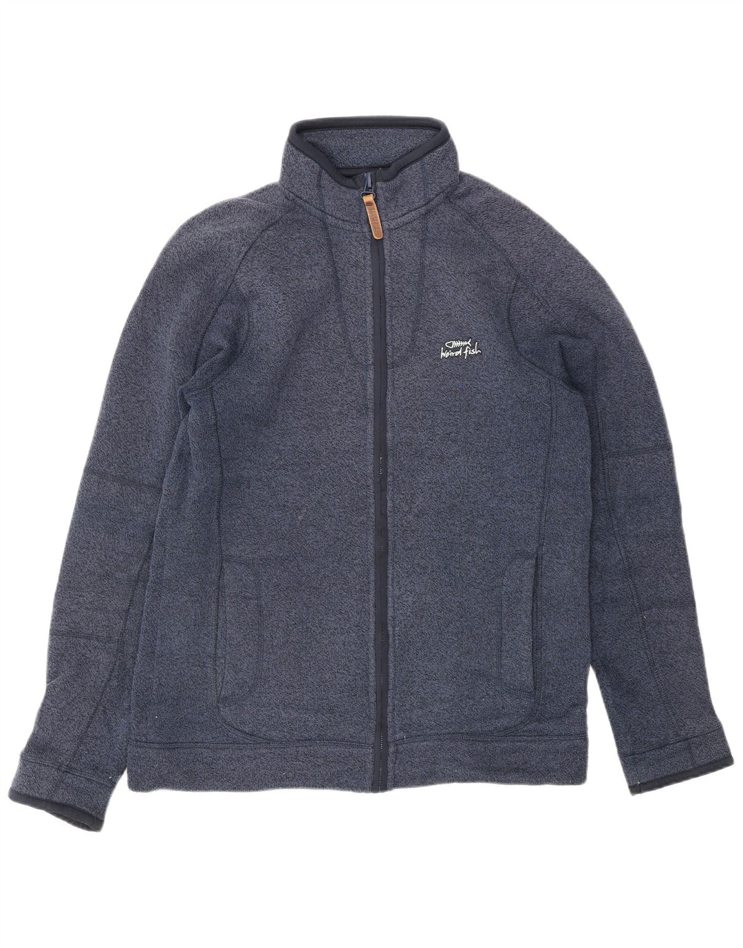 WEIRD FISH Herren-Trainingsanzug, Oberteil, Jacke, Größe S, Marineblau, Polyester