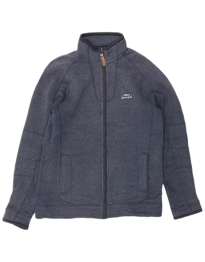 WEIRD FISH Herren-Trainingsanzug, Oberteil, Jacke, Größe S, Marineblau, Polyester