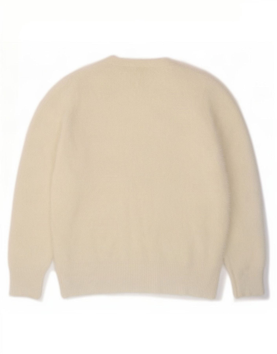 Marks & Spencer Damen-Pullover mit V-Ausschnitt, Gr. 40, Größe L, gebrochenes Weiß