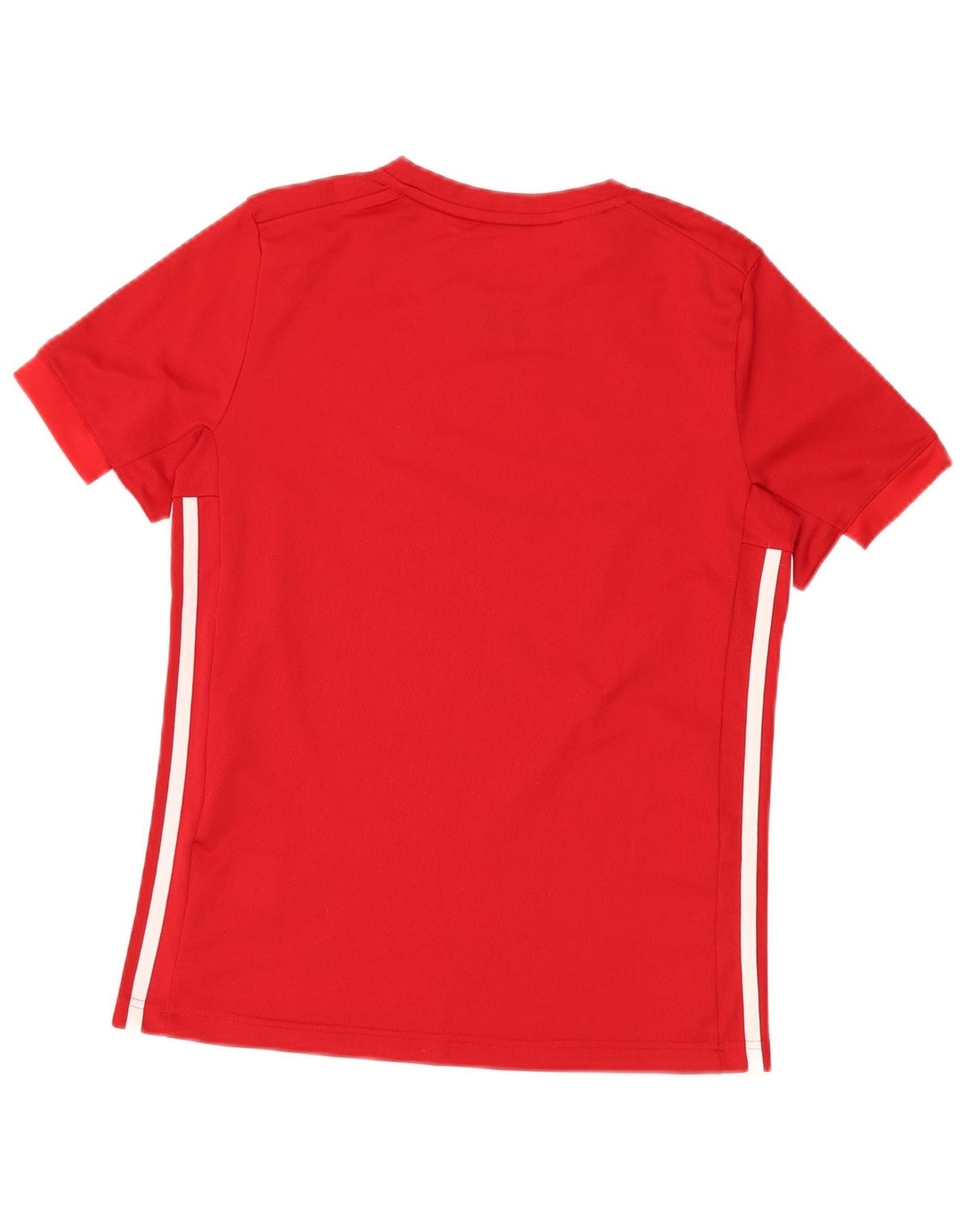ADIDAS Jungen Climalite T-Shirt Top 13–14 Jahre, rotes Polyester