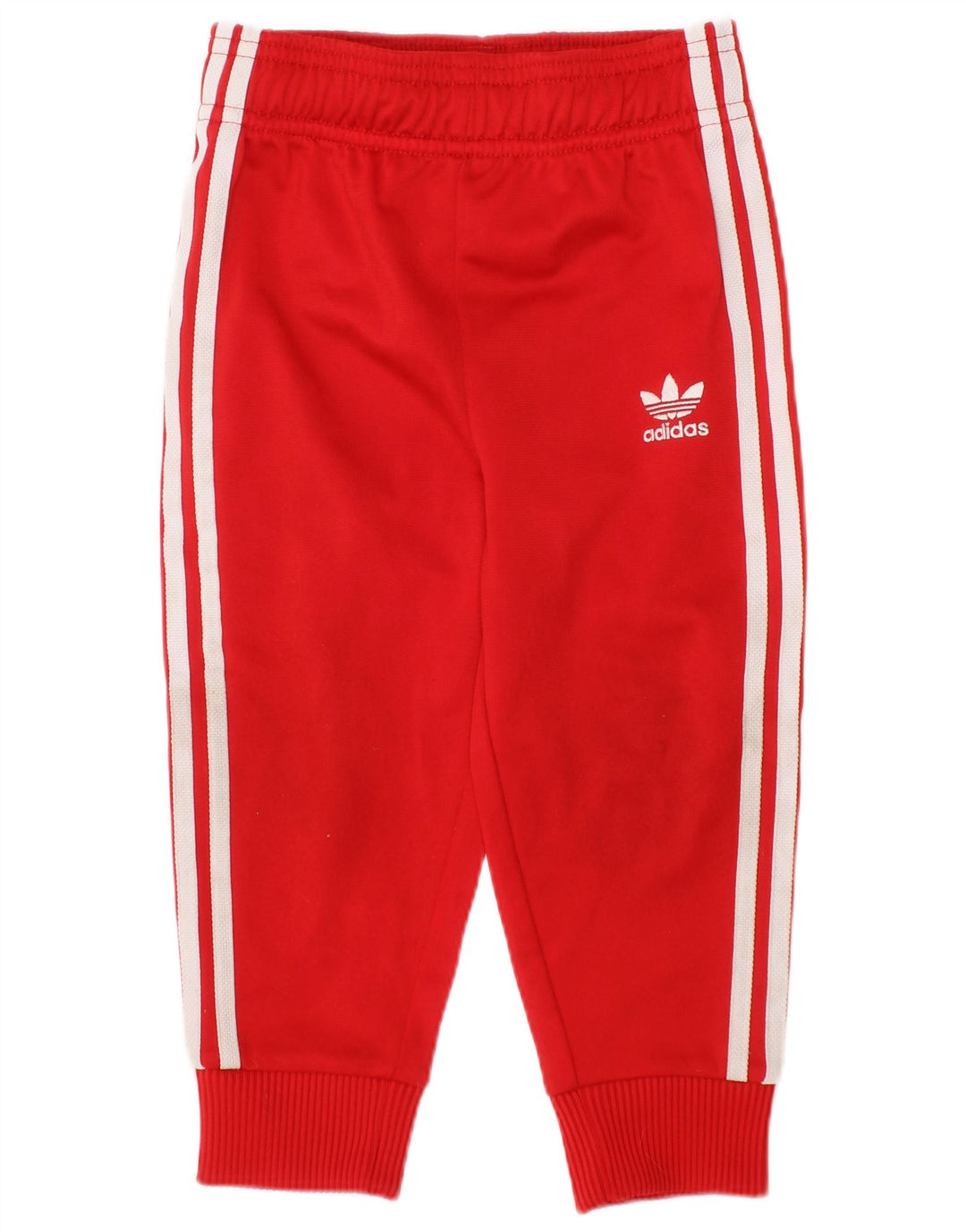 ADIDAS Trainingshose für Babys, Mädchen, 18–24 Monate, rotes Polyester