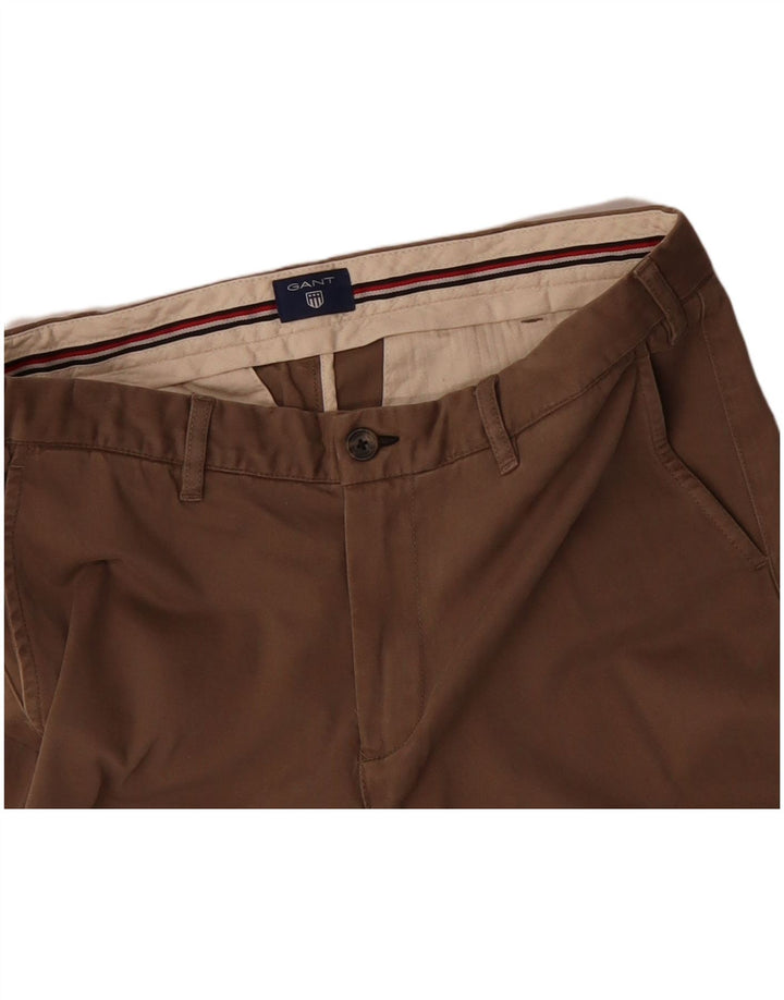 GANT Womens Slim Chino Trousers W34 L33 Beige