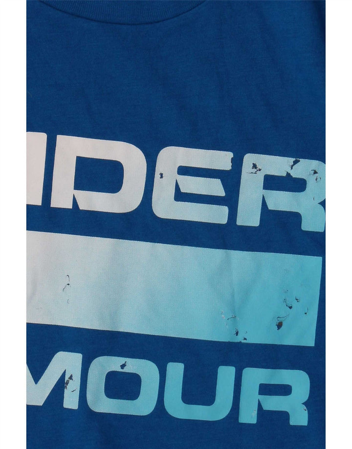 Under Armour Herren-T-Shirt mit Grafik, mittelblaue Baumwolle