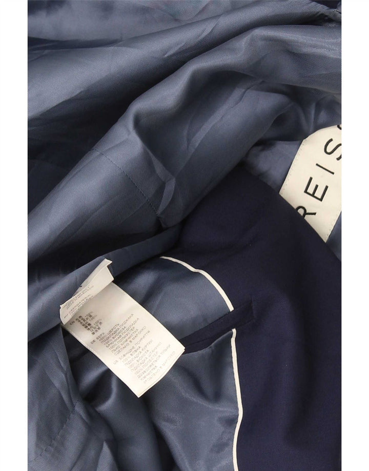 Reiss Herren-Blazer mit 1 Knopf, UK 38, mittelmarineblaue Wolle