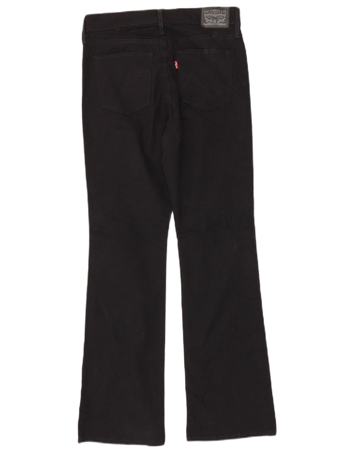 Levi's Damen Bootcut Jeans W28 L30 Schwarze Baumwolle