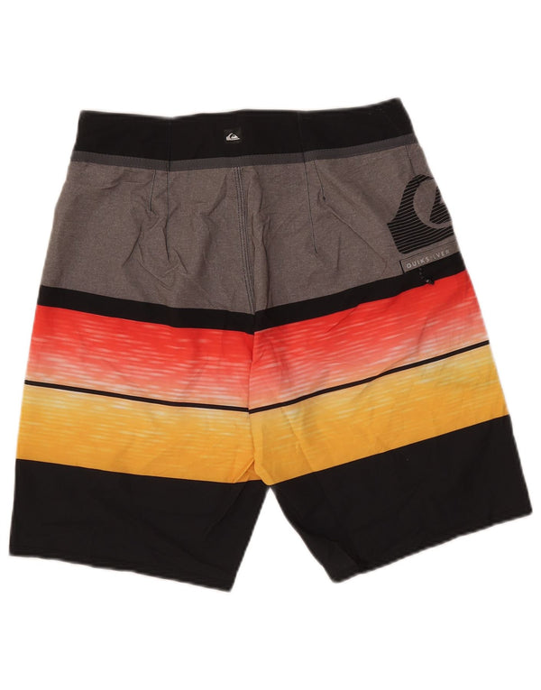 Quiksilver Mens Graphic Swimming Shorts Medium Multicoloured Striped