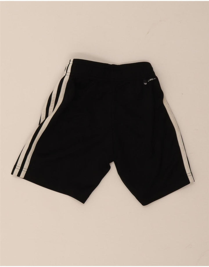 Adidas Sportshorts für Jungen, 7–8 Jahre, schwarzes Polyester