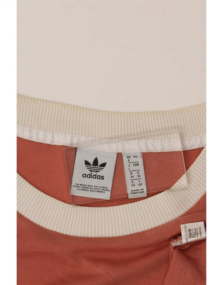Adidas Damen T-Shirt Top UK 8 Small Pink