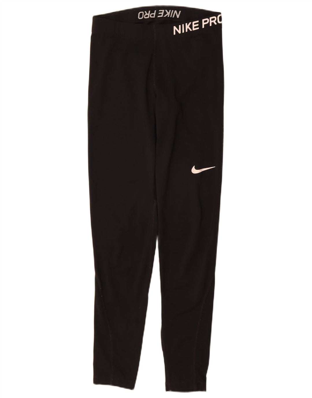 Nike Damen Dri Fit Graphic Leggings UK 10 Small Schwarz Polyester