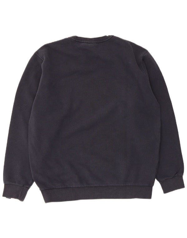 Ellesse Herren-Sweatshirt-Pullover, große marineblaue Baumwolle