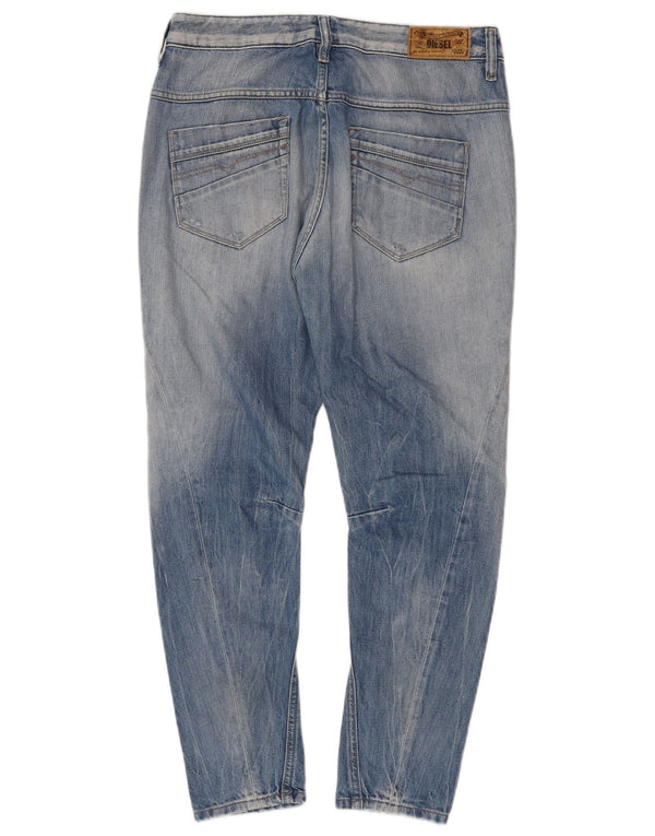 Diesel Damen Fayza Low Waist Relaxed Fit Straight Jeans W27 L26 Blau
