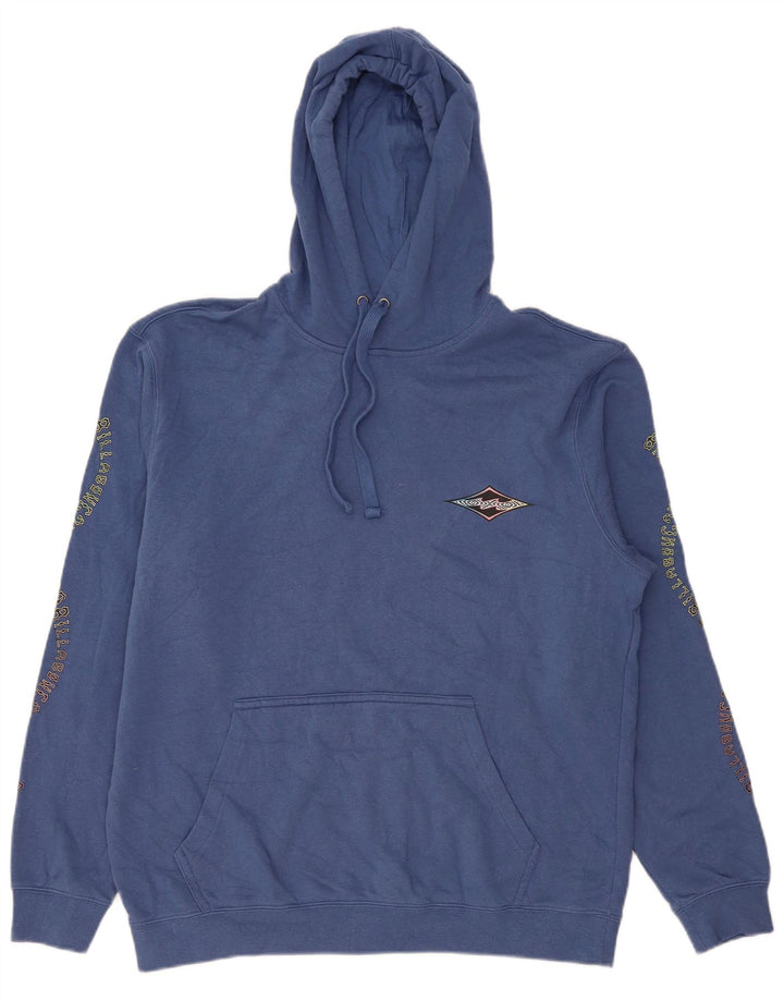 Billabong Herren-Kapuzenpullover mit Grafik, Größe L, Blau