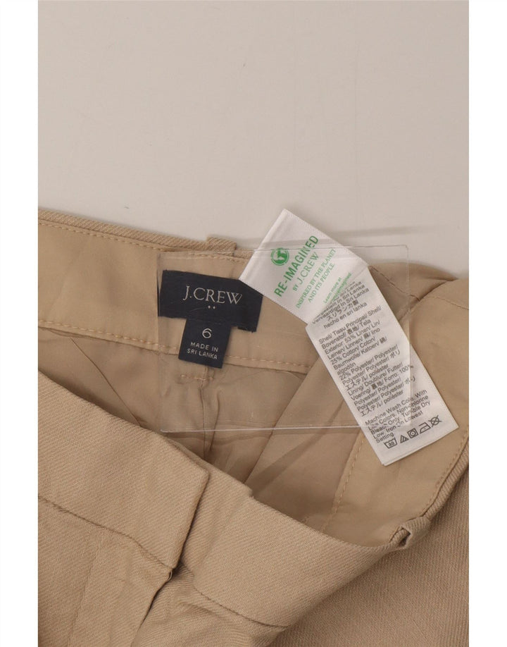 J. CREW Damen Chinoshorts US 6 Medium W28 Beige Baumwolle