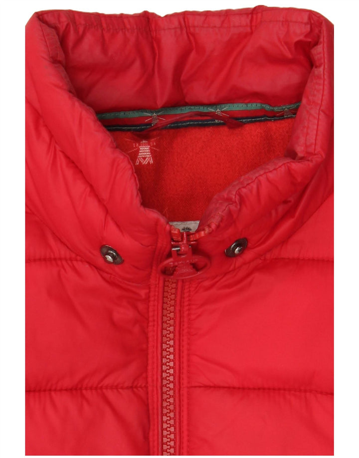 Barbour Herren gepolsterte Jacke UK 8 Small Rot Polyamid