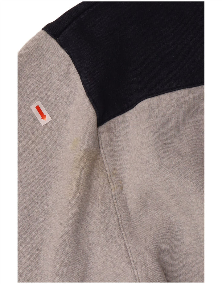 Adidas Herren Grafik-Sweatshirt-Pullover, groß, Grau, Farbblock